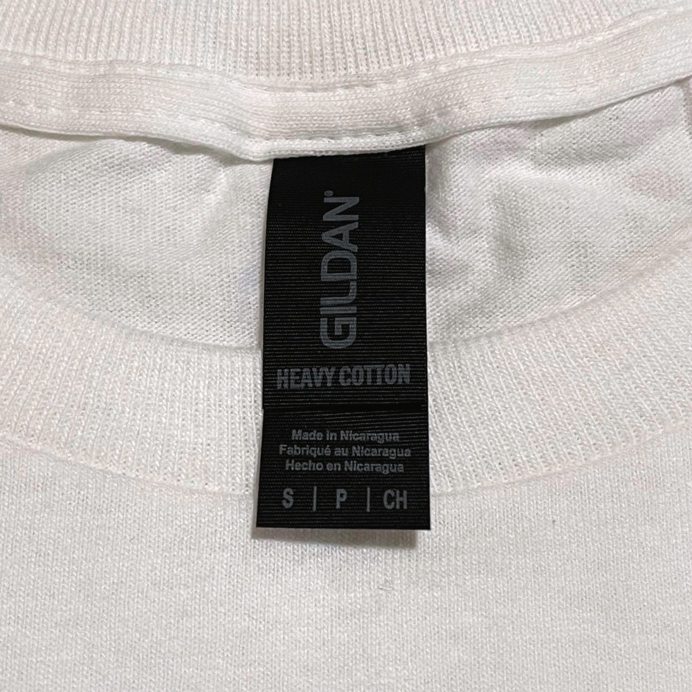 Gildan Santa Tell Me What You Want Christmas Graphic White T‎ Shirt Size S - Picture 5 of 6